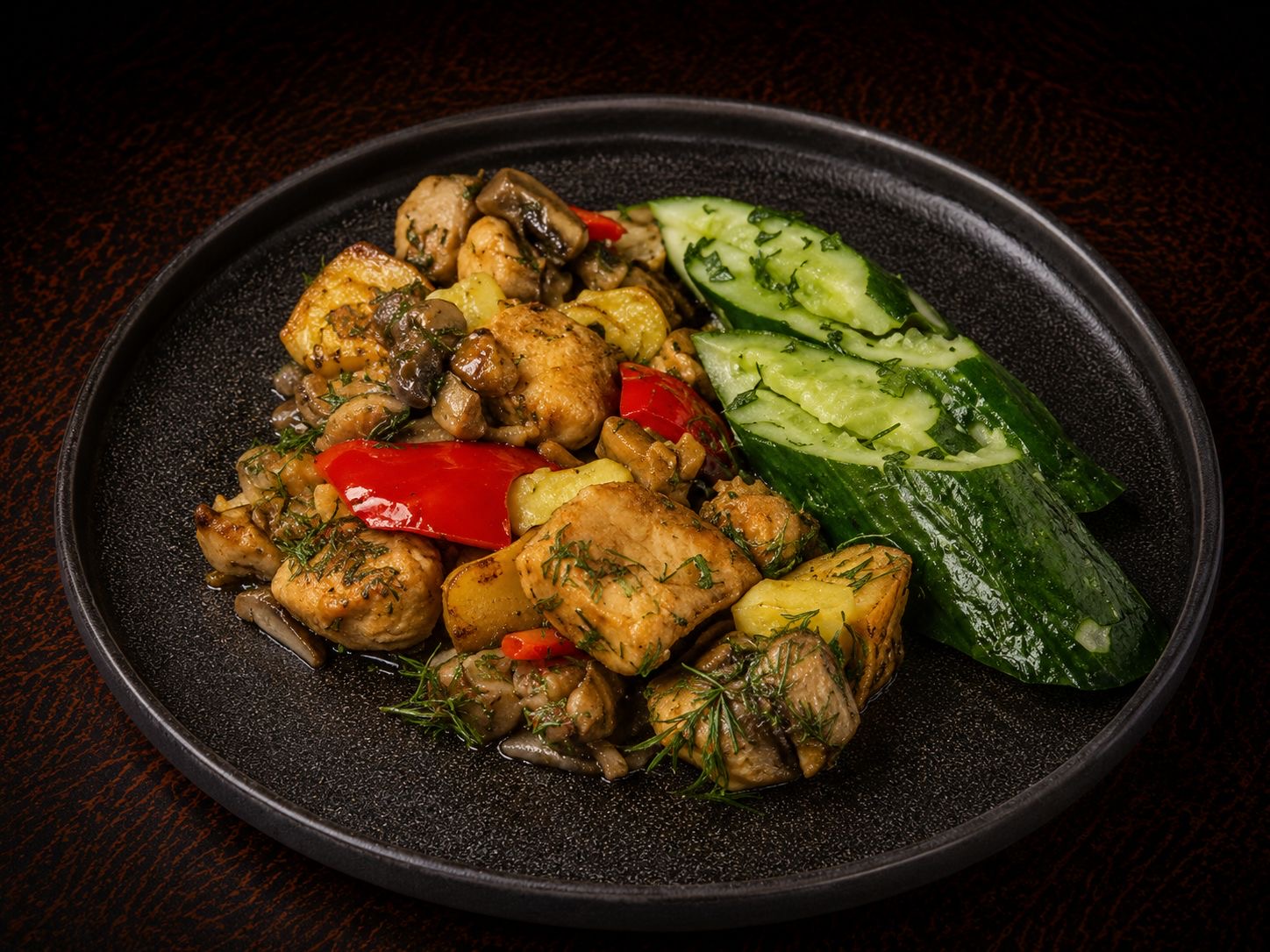 Жаровня с курицей